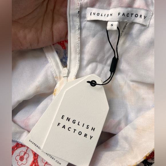 NWT English Factory eyelet striped dress - Picture 4 of 4